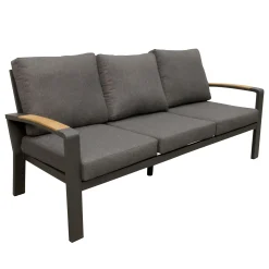 Bois le Duc Loungesets<3-zitsbank Foxton Antraciet